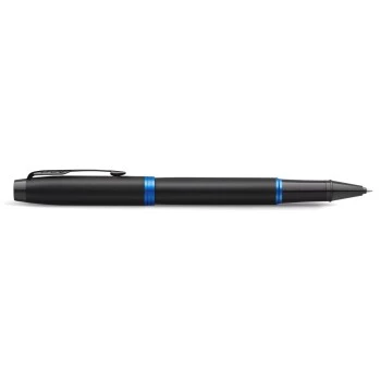 Ручка-роллер Parker IM Vibrant Rings T315, Flame Blue PVD